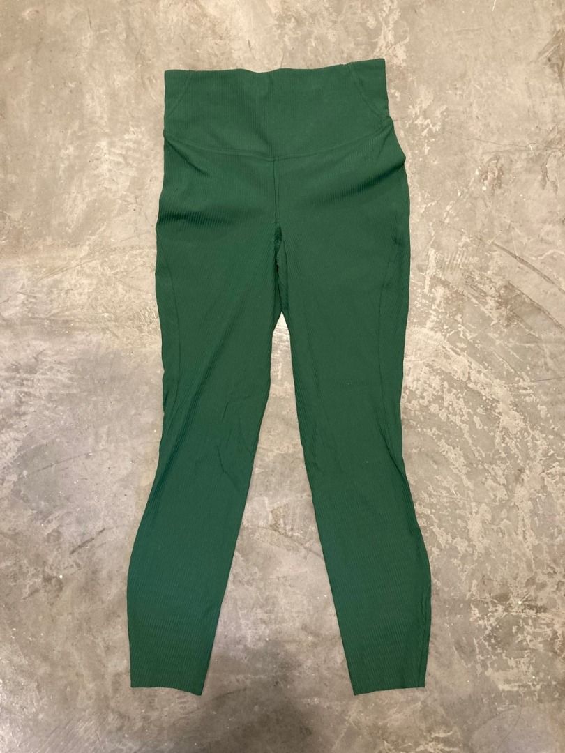 Lululemon Base Pace High-Rise Ribbed Tight 25 Everglade Green Size 2
