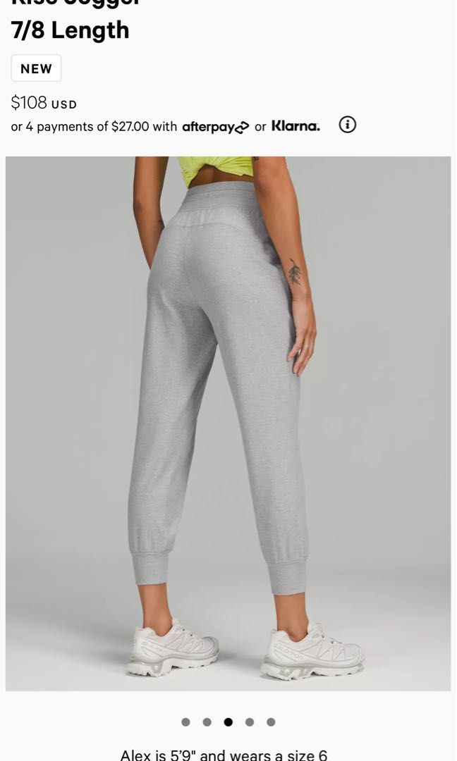 Lululemon Ready To Rulu High-rise Joggers 7/8 Length In Heathered Raceway  Grey | ModeSens