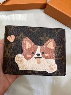LV Card Holder (Dog), Luxury, Bags & Wallets on Carousell