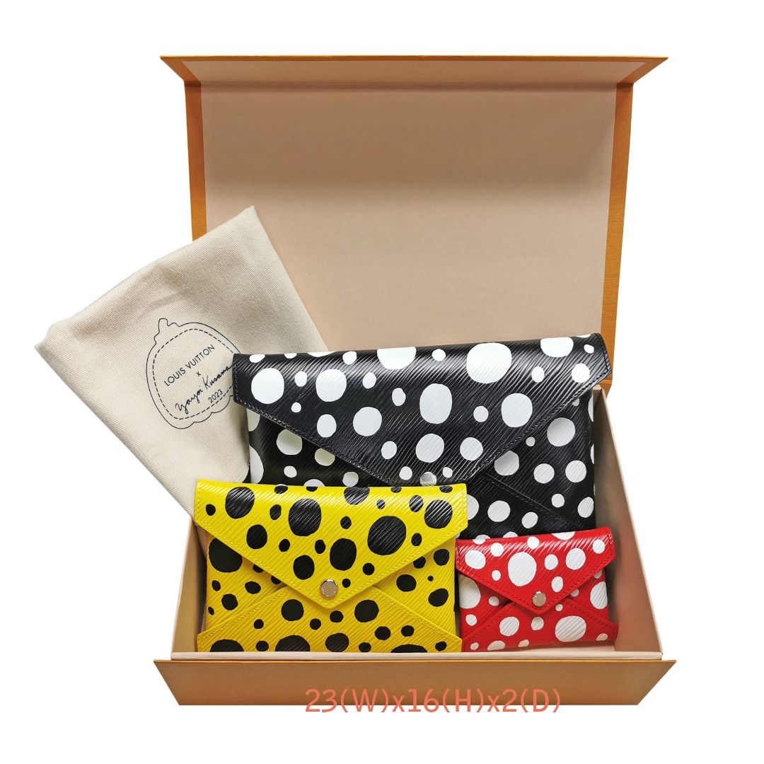 Louis Vuitton X Yayoi Kusama Kirigami Pochette set. New w receipt