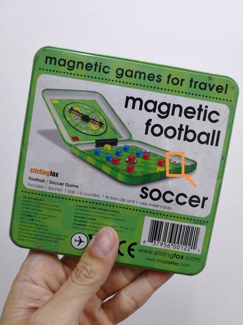 Football Board Game Pocket Games Portable Travel Football