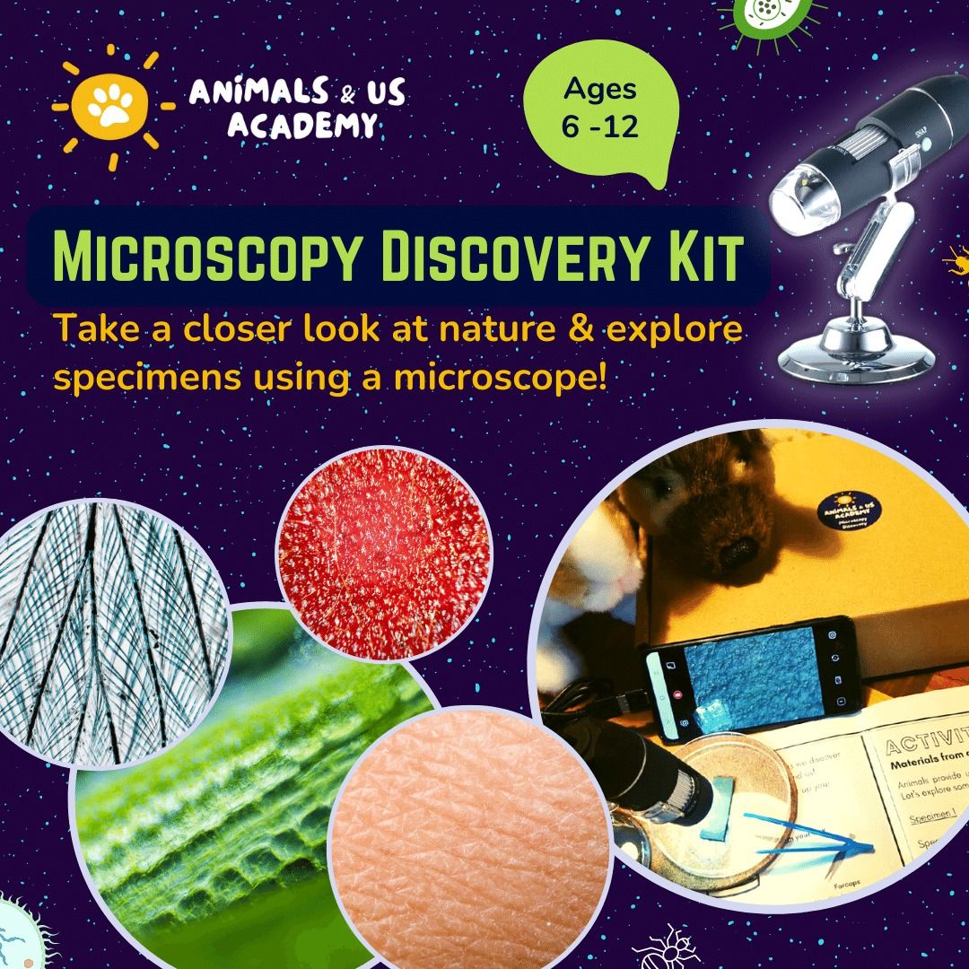 Microscopy Discovery Kit for Children Explore the Wonders of the