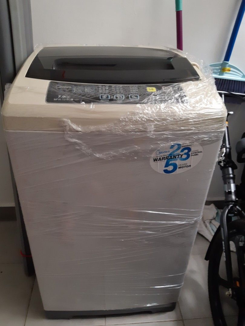 Midea washing machine 7.5kg, TV & Home Appliances, Washing Machines and