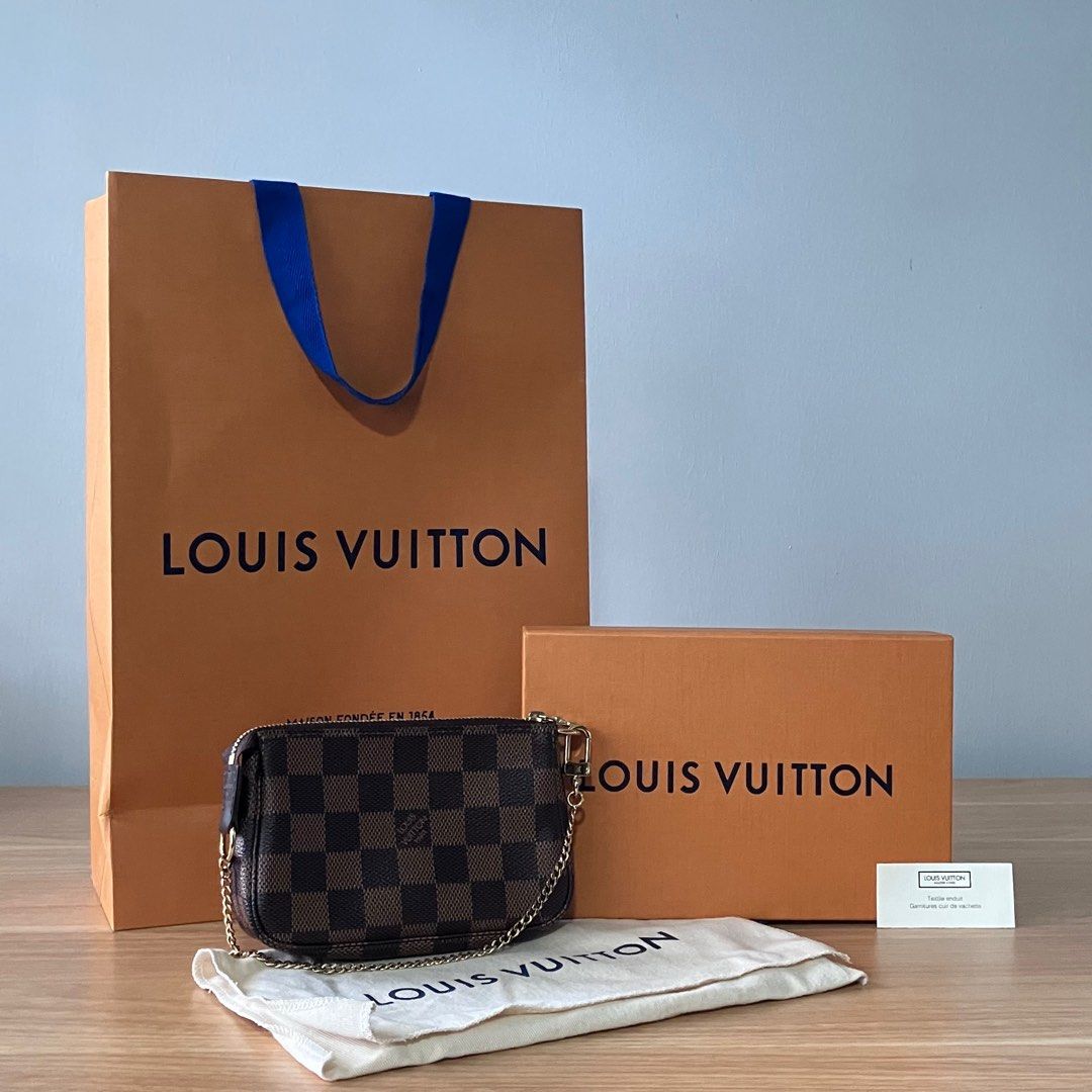 UNBOXING: Louis Vuitton Mini Pochette in Damier Azur - is it