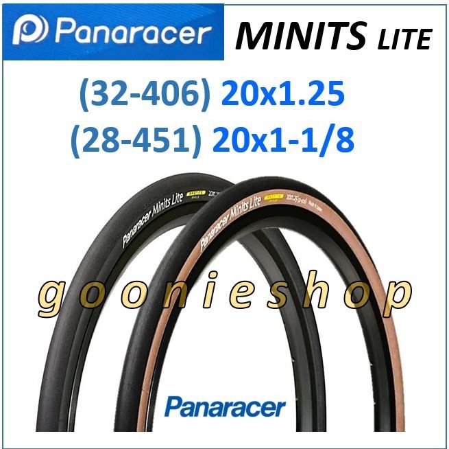 Minits Lite Panaracer Tyre 406 451 20 22 inch