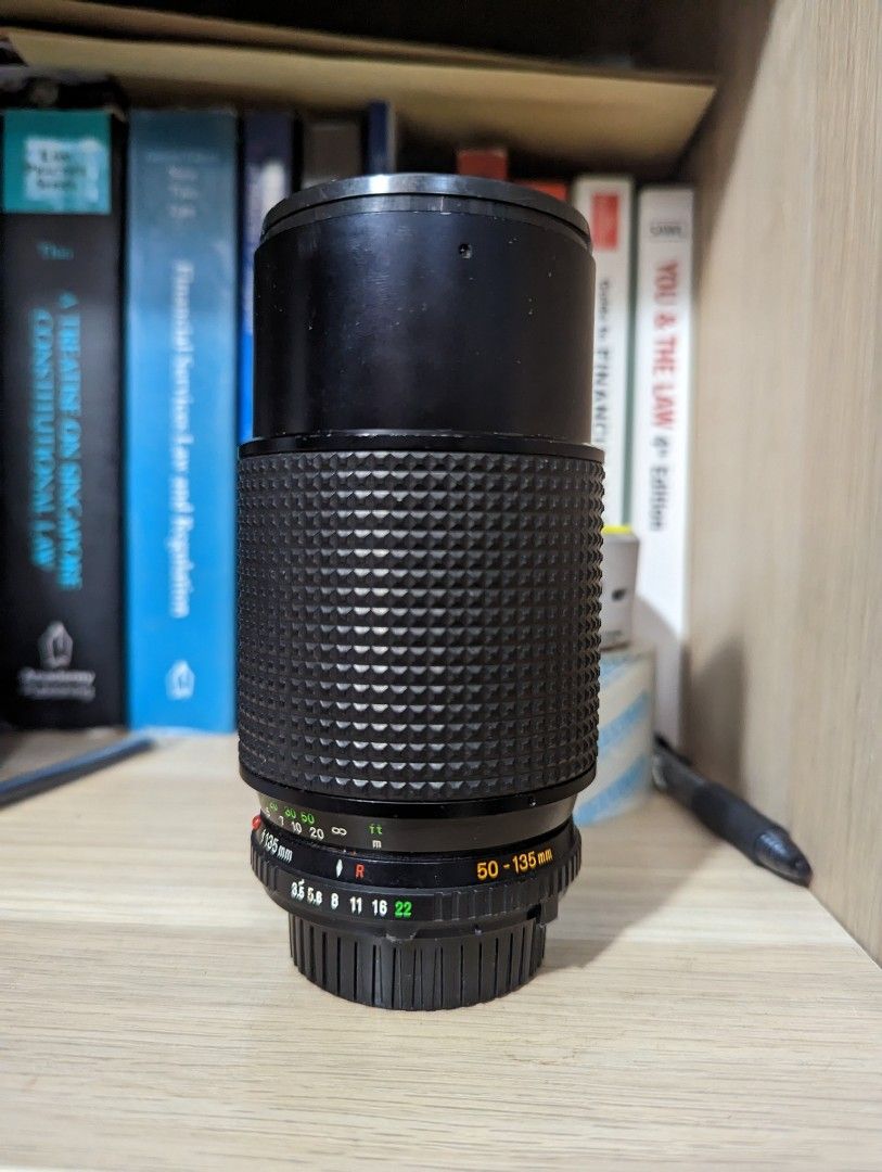 Minolta MD Zoom Rokkor 50-135mm lens, Photography, Lens