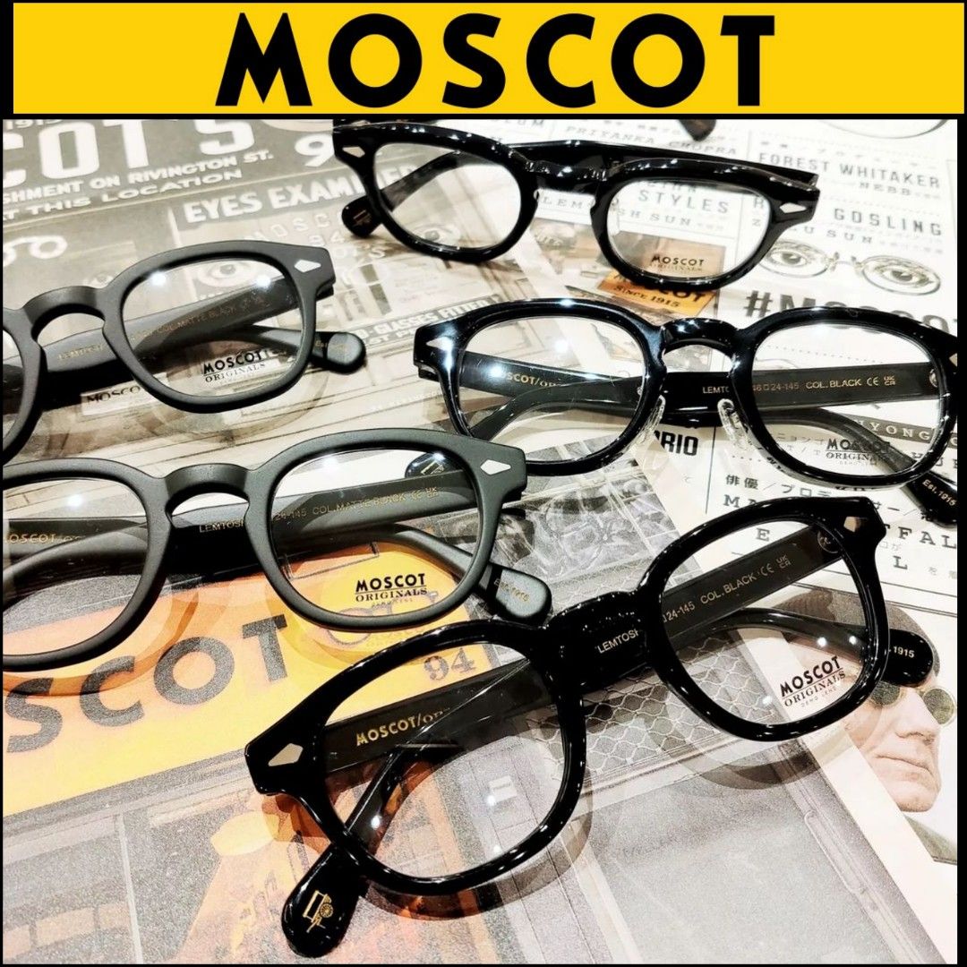 Moscot lemtosh 44 46 49 glasses 眼鏡, 男裝, 手錶及配件, 眼鏡