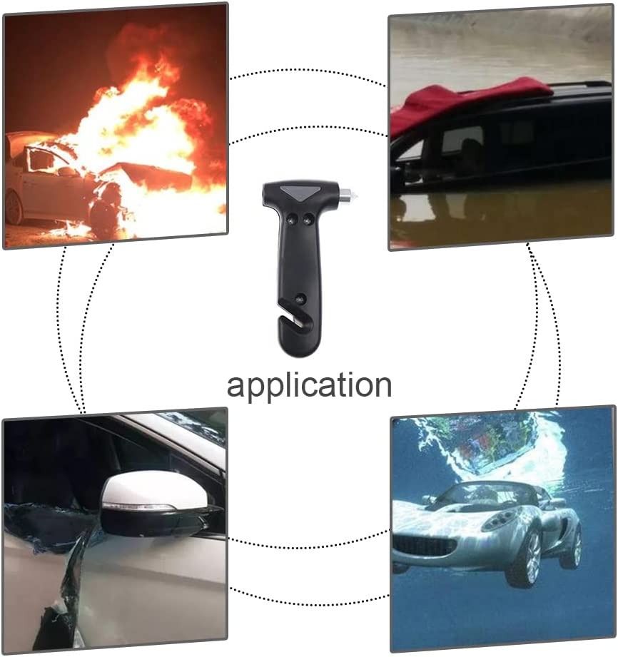 Comprar SINSEN Car Emergency Flashlight, Seatbelt Cutter Window Glass Breaker Multifunctional