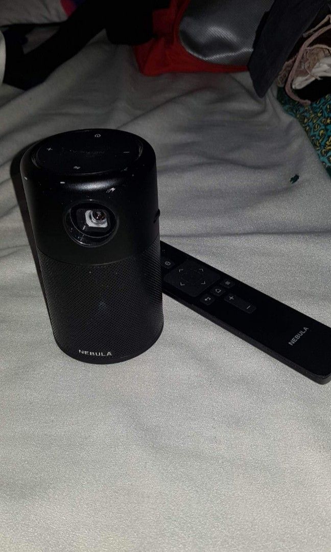 NEBULA mini projector/bluetooth speaker with telon projector screen, TV