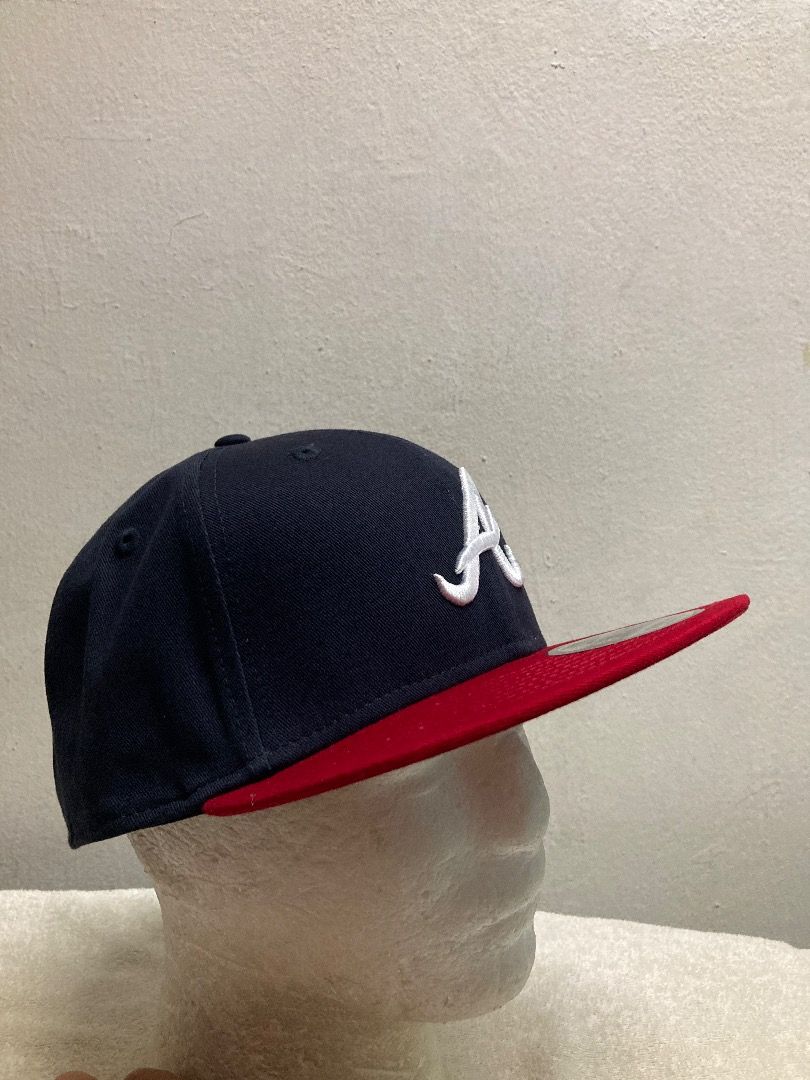 New Era Atlanta Braves White Vintage 9FIFTY Snapback Hat