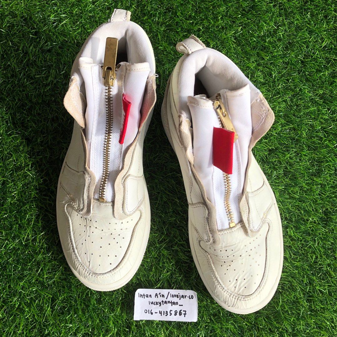 Jordan 1 retro high zip white sale