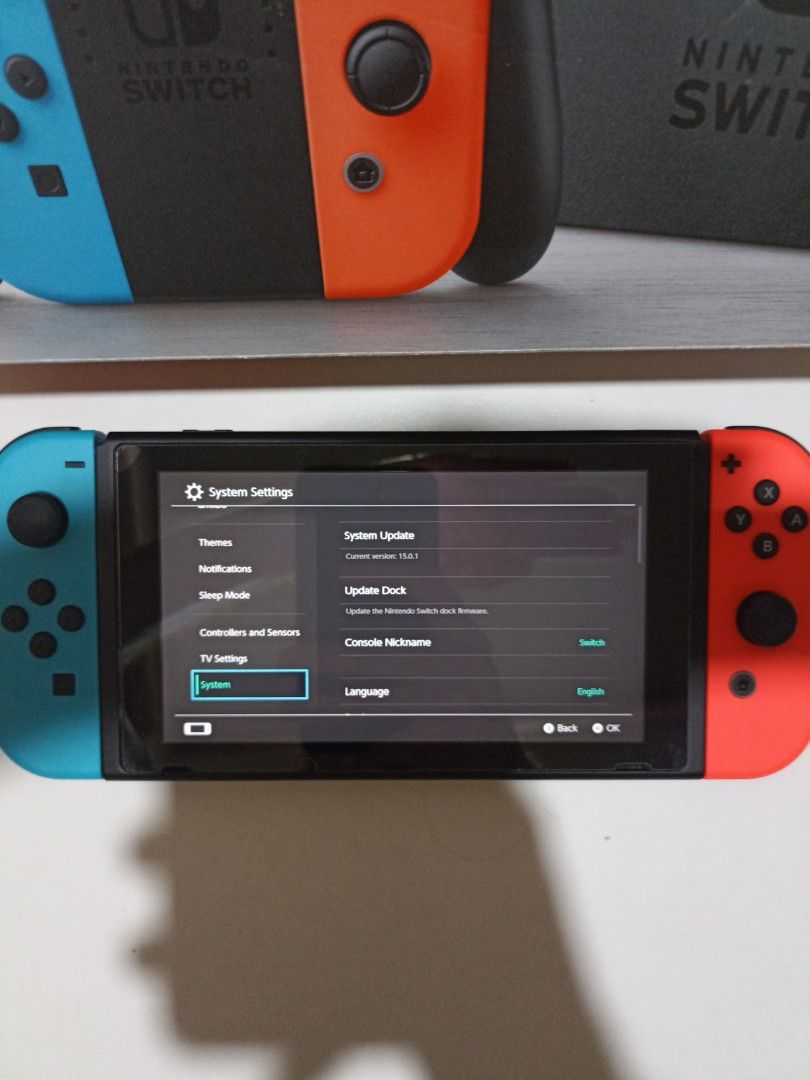 Nintendo Switch Full set with Box and Accessories, Video Gaming ...