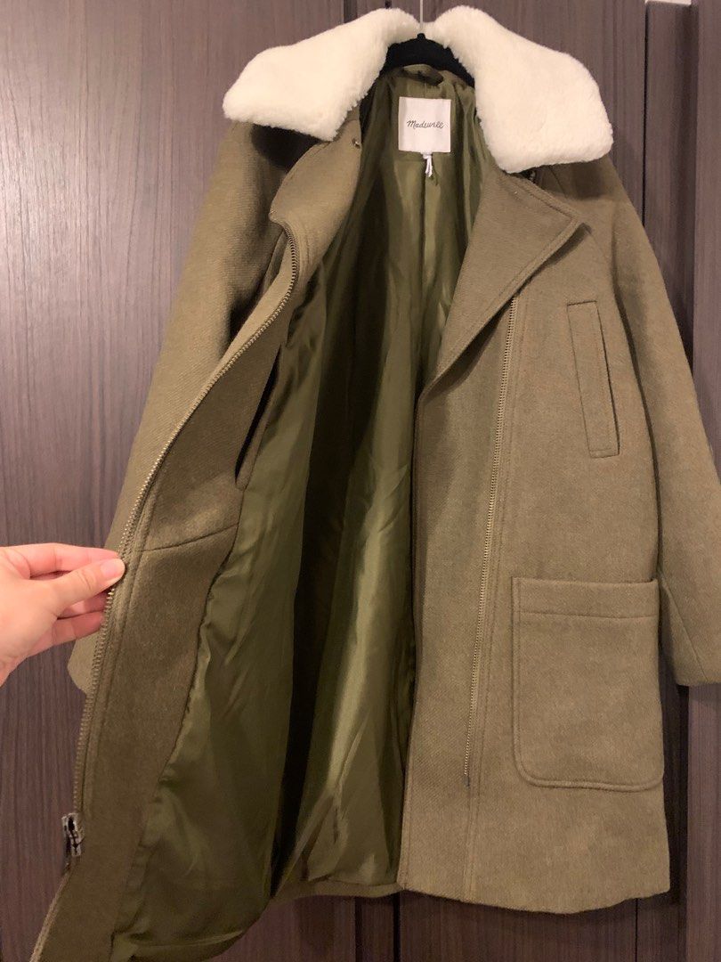 NWOT Madewell Eldridge Coat Size S offers welcome Women s