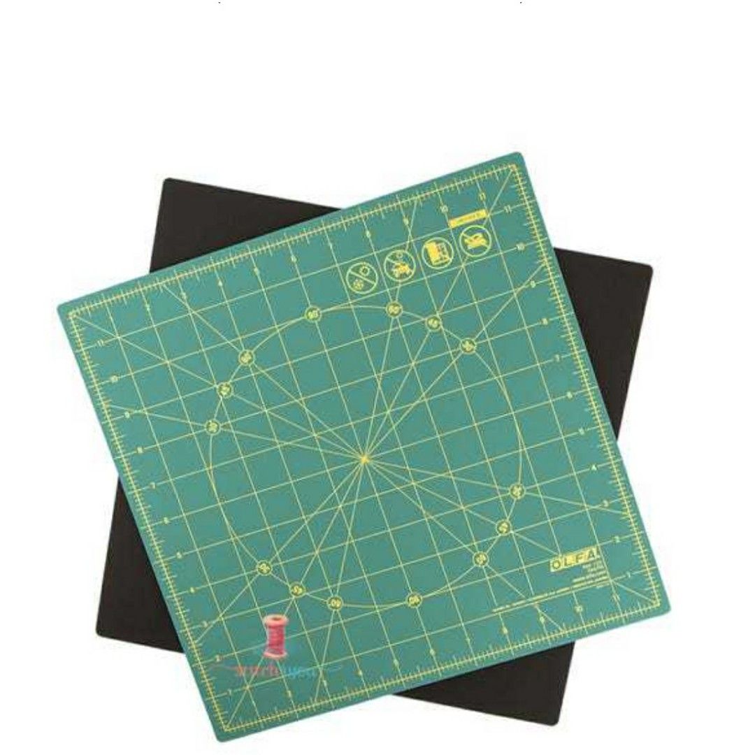 Olfa 12inch Rotating Cutting Mat, Hobbies & Toys, Stationery & Craft
