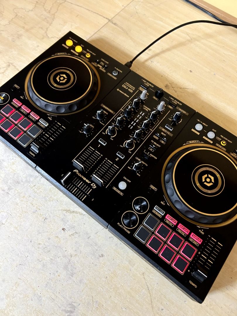 Pioneer DJ DDJ-400 Gold Limited Color DJ Controller DDJ-400-N 