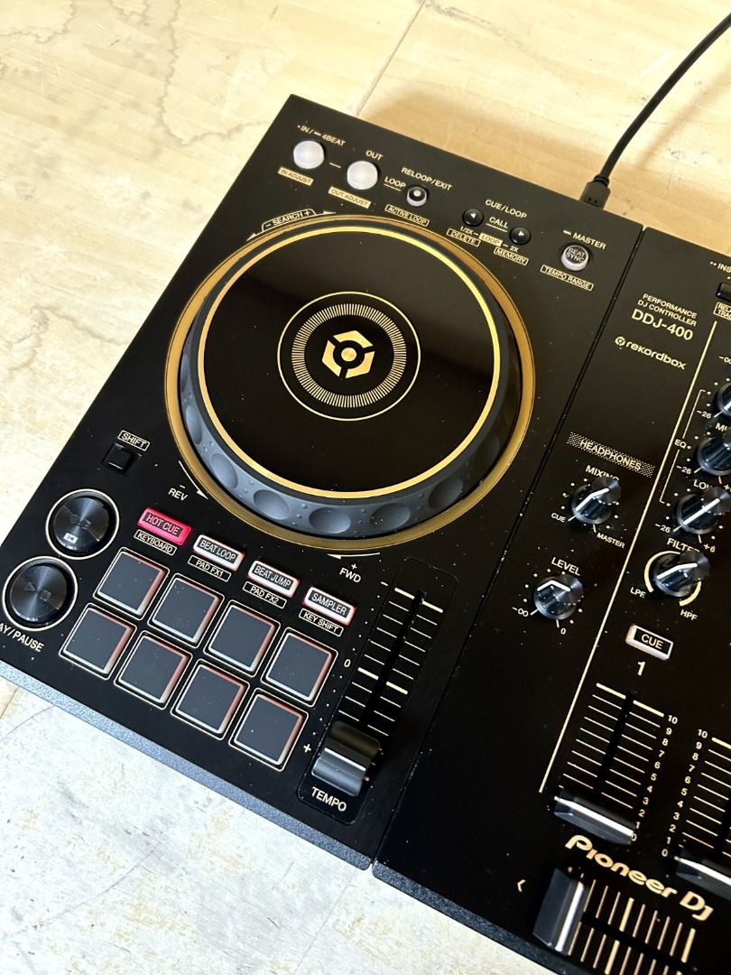 Pioneer DJ DDJ-400 Gold Limited Color DJ Controller DDJ-400-N