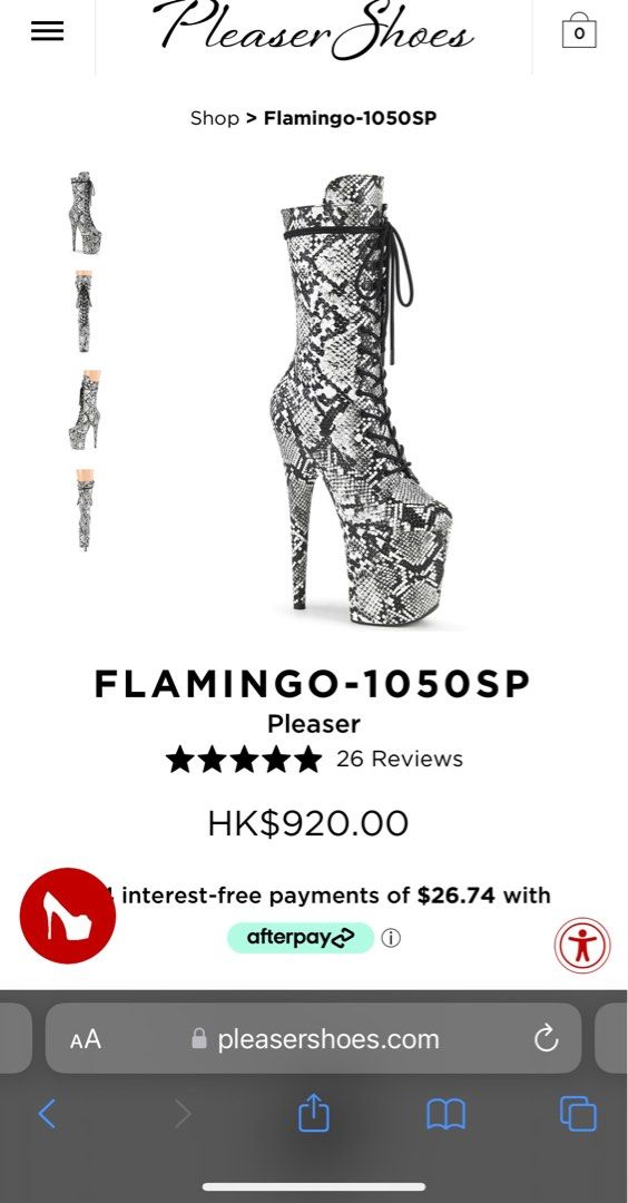 Pole dancing sales shoes afterpay
