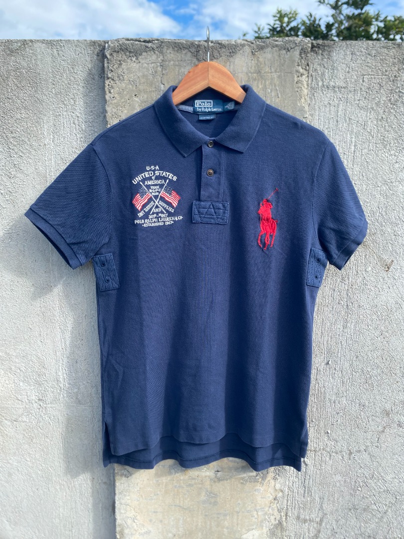 Polo by Ralph Lauren RLPC USA(Navy Blue), Men's Fashion, Tops & Sets