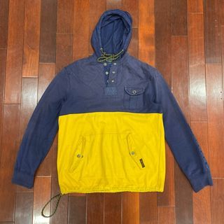 POLO RALPH LAUREN RUGBY HOODIE 拼接 / 長袖帽T / VINTAGE