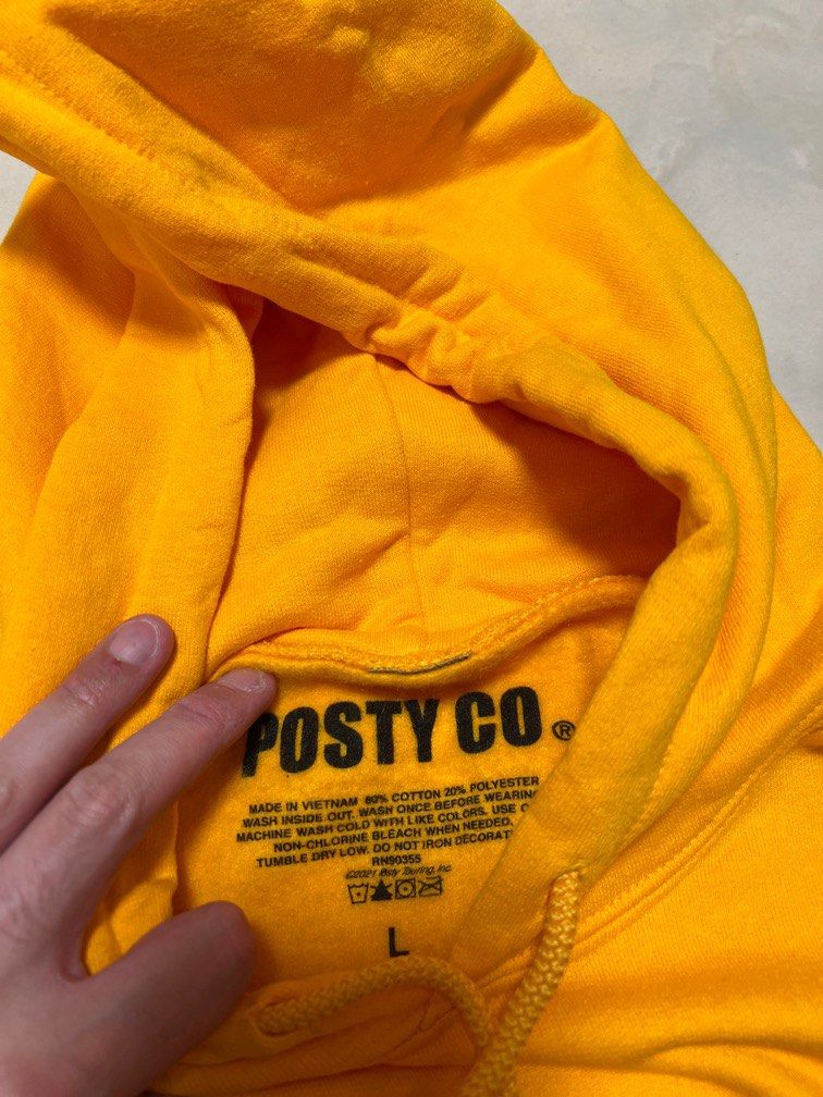 Posty co yellow hoodie shop