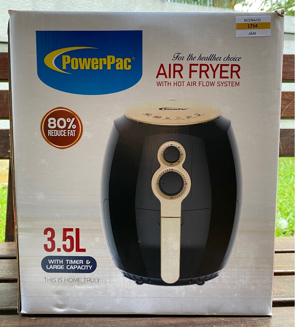 PowerPac PPAF608 3.5L Air Fryer, TV & Home Appliances, Kitchen Appliances, Fryers on Carousell