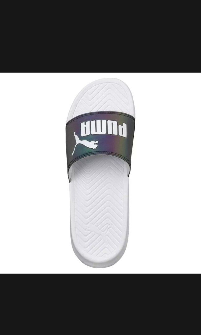 Puma popcat swan slides on sale