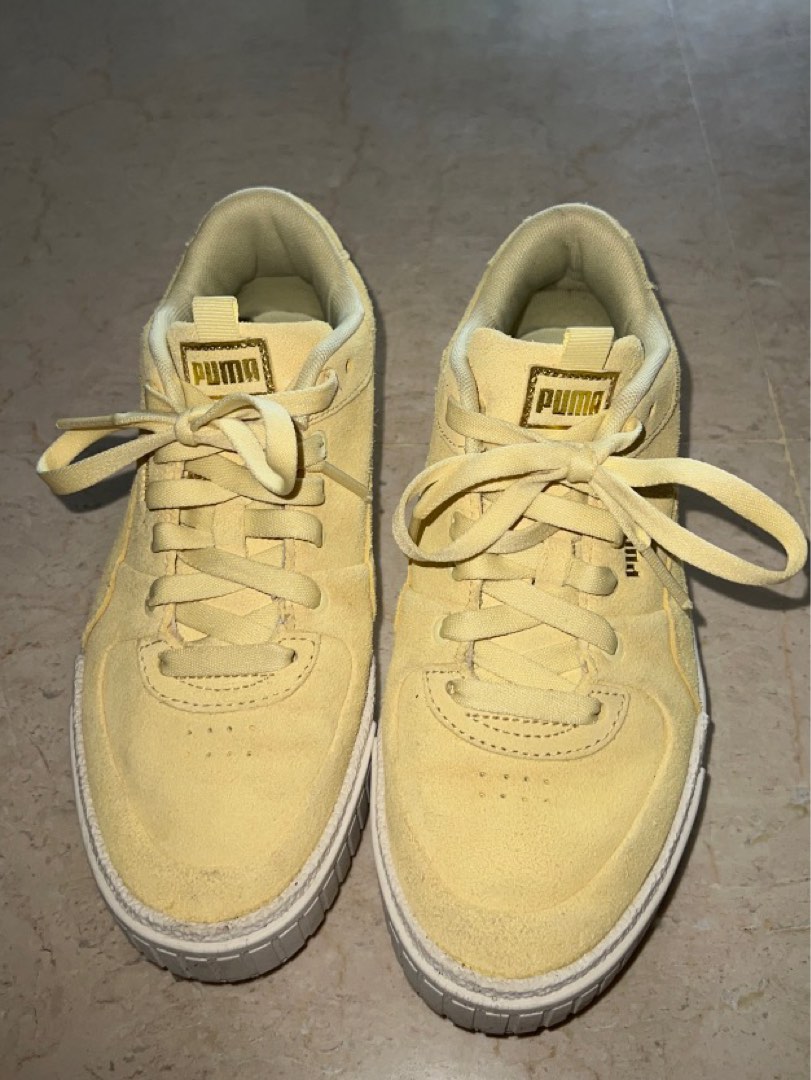 Puma platform top yellow