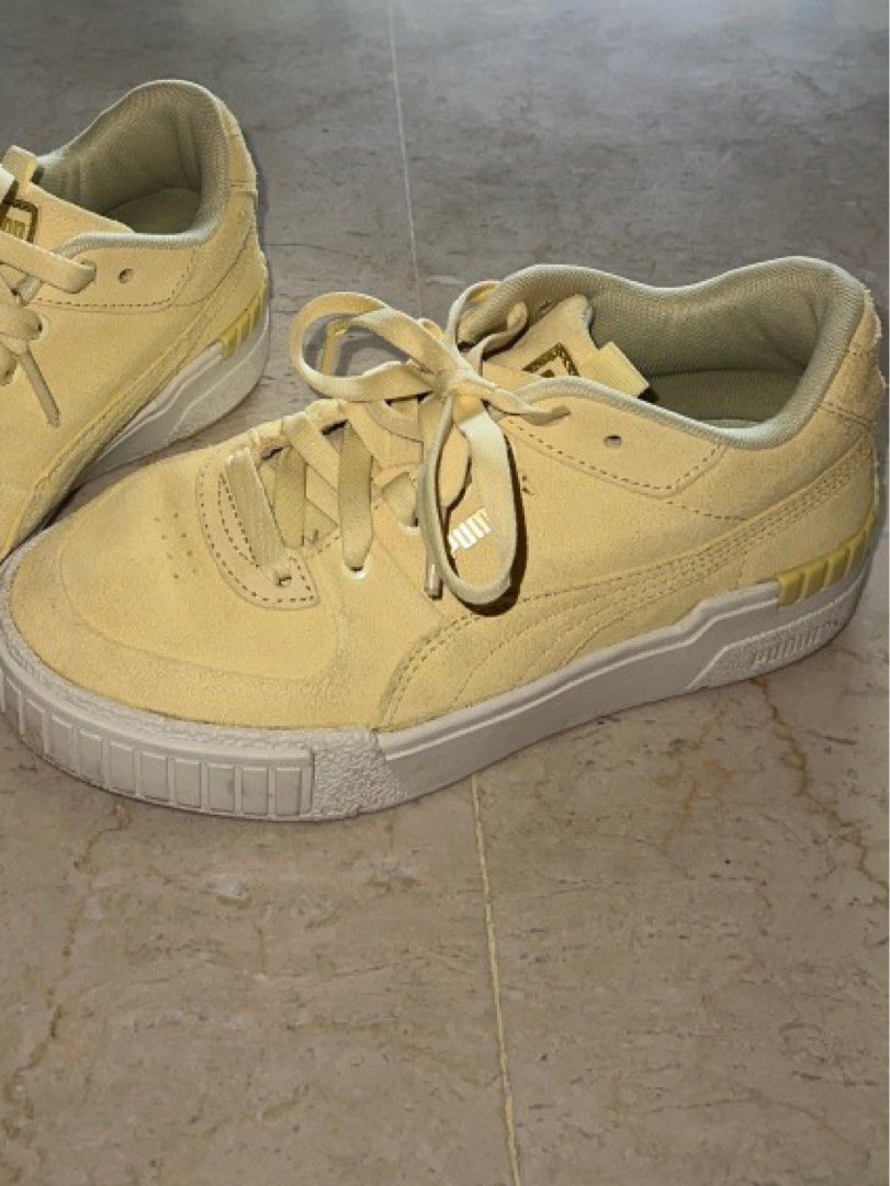 Puma platform top yellow