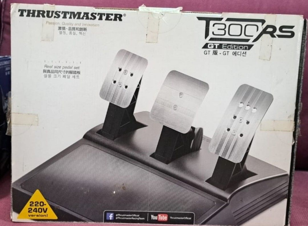 Racing simulator set — thrustmaster t300rs gt with th8a shifter +