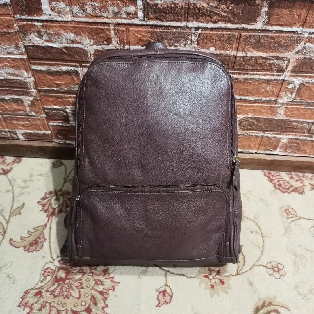 Ransel kulit Samsonite Red