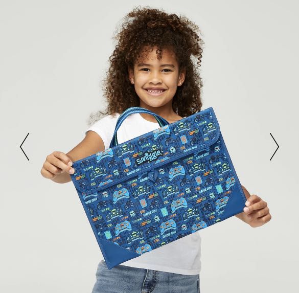 Smiggle book top bag