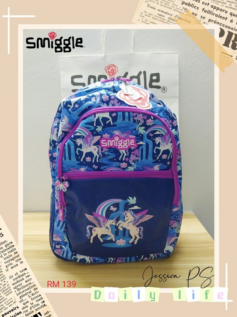 Beg sekolah unicorn crostini murah