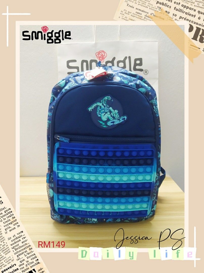 Smiggle pop backpack new arrivals