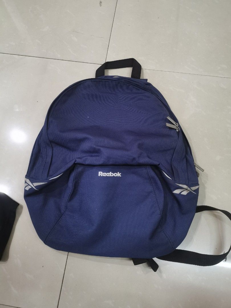 Reebok backpack (Category: Backpacks) located in Rizal. Submitted by allenrion (Listing ID 1212643825, Image 1). Description: Preloved Reebok backpack Price: 450 pesos #allenrion #reebok #backpackph.
