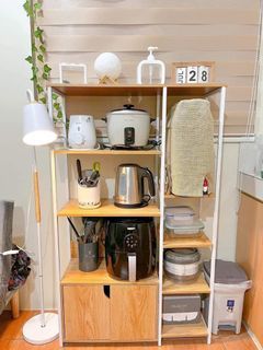 Restock Kitchen Wooden Rack Shelves