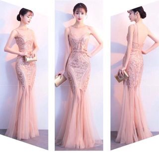 Rose gold dress