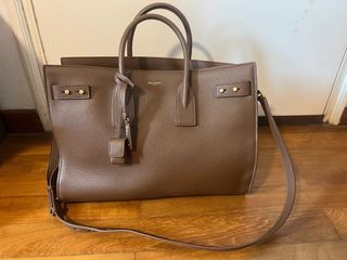 Yves Saint Laurent, Bags, Ysl Sac De Jour Size Baby In Smooth Leather  Color Fog