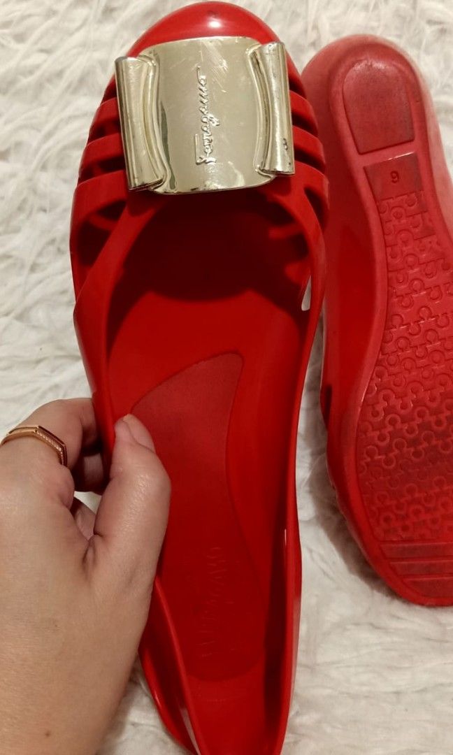 Salvatore ferragamo online jelly shoes fake