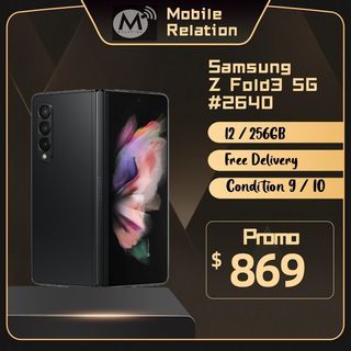 Samsung Z Fold3 5G 256GB Phantom Black #2640
