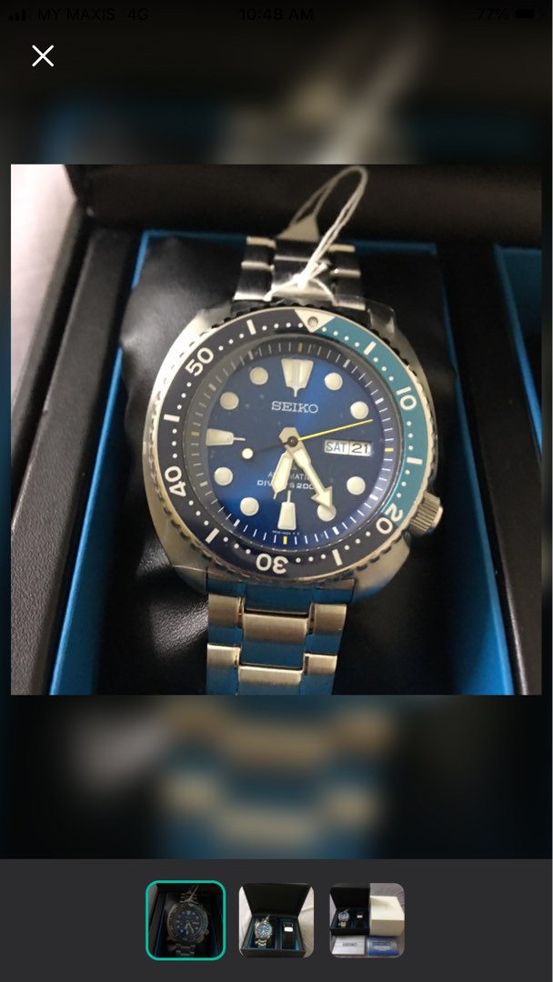 Seiko blue lagoon limited edition, Men's Fashion, Watches & Accessories,  Watches on Carousell