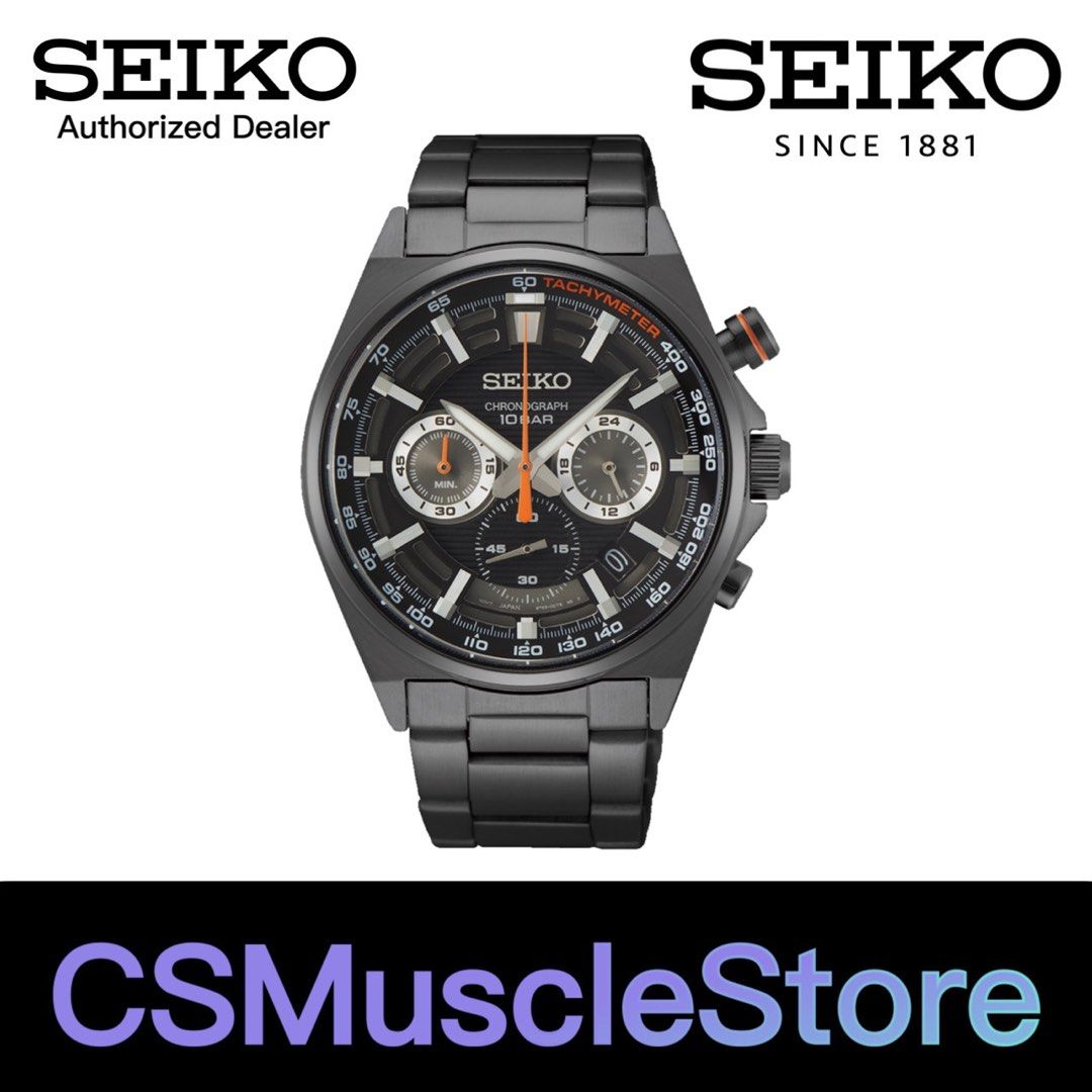 SEIKO Neo Sport Quartz Chronograph Black Dial Men's Watch SSB399P1, Men's  Fashion, Watches & Accessories, Watches on Carousell