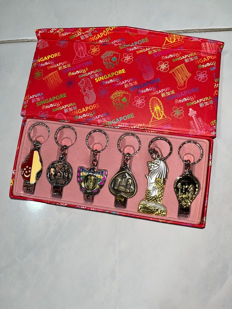 Singapore Keychains, Hobbies & Toys, Travel, Travel Essentials