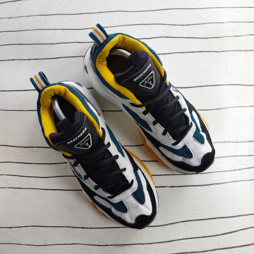 Skechers d'lites 3 mens yellow 2025