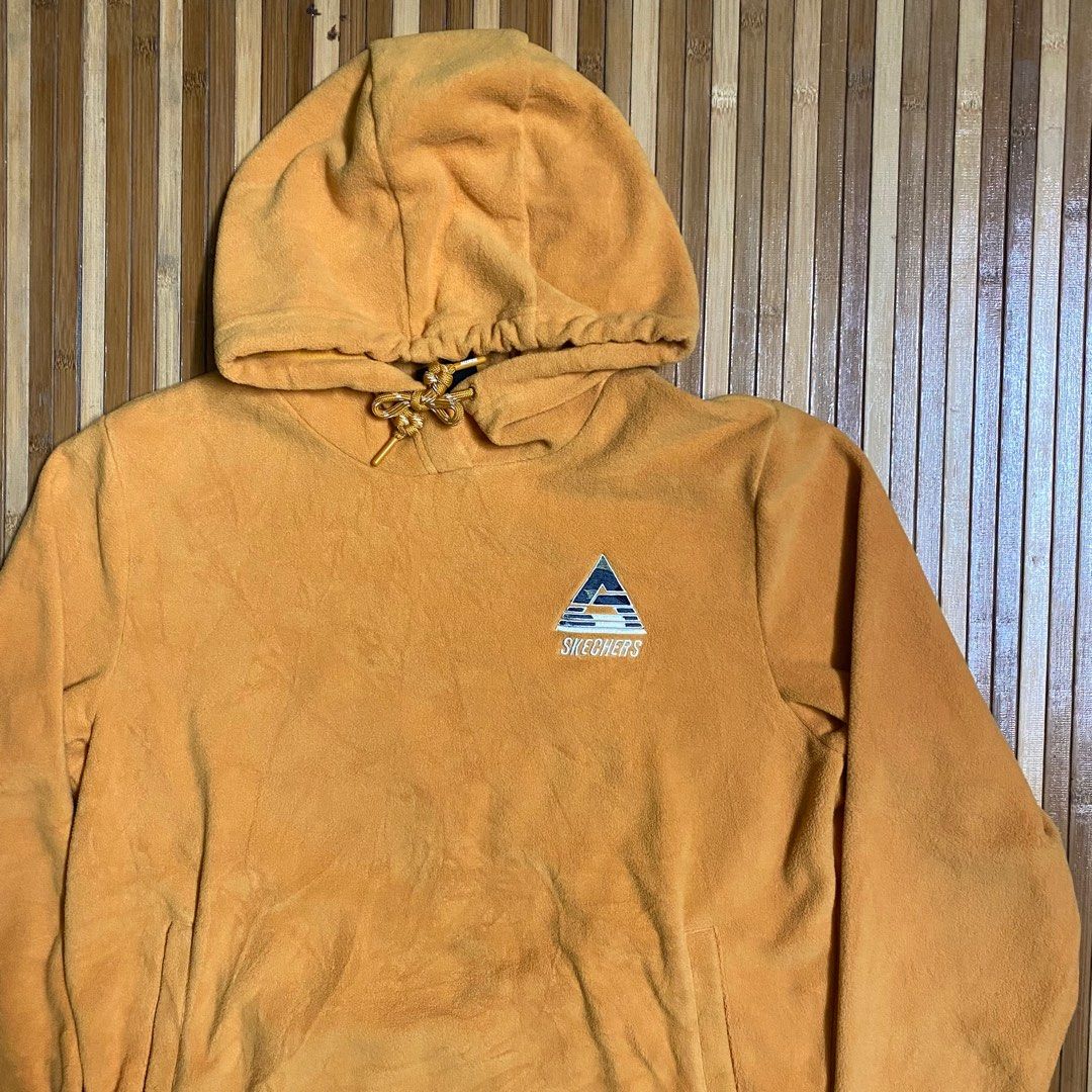 Skechers hoodie shop mens orange