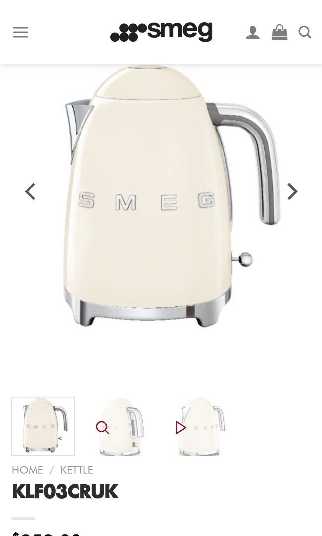 SMEG kettle and Electric Toaster, TV & Home Appliances, Kitchen
