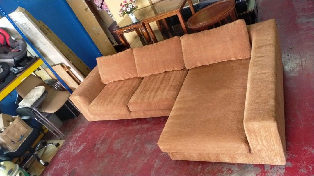 Sofa L shape Terpakai, Furniture & Home Living, Furniture, Other Home