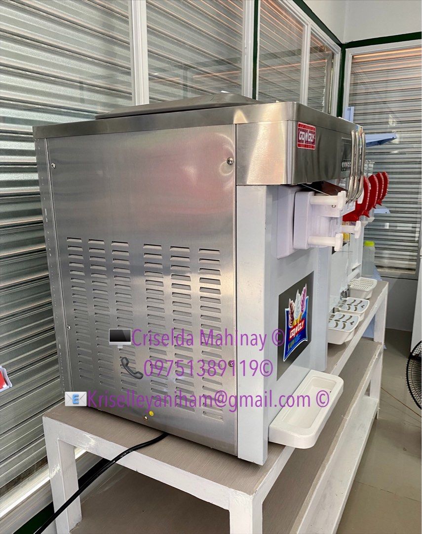 Soft serve ice cream machine 3Nozzle Gongly TV Home Appliances
