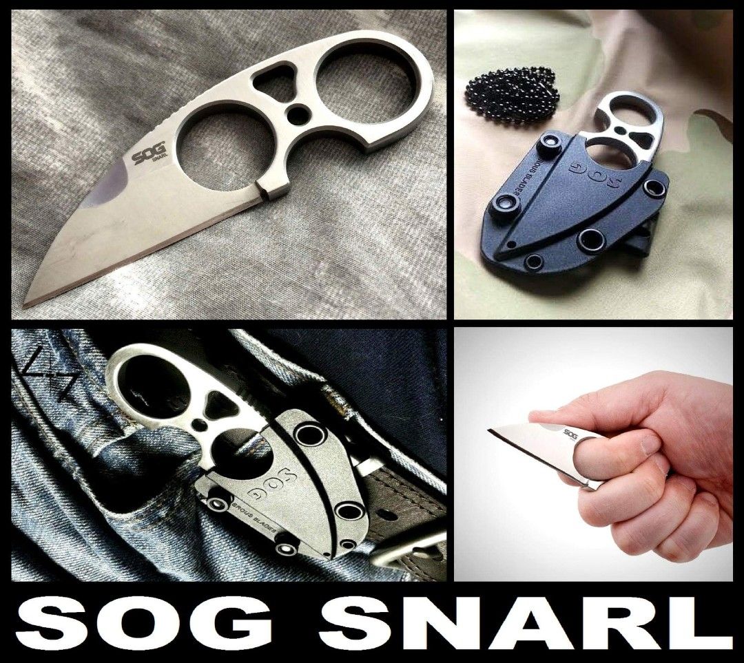 SOG SNARL Hiking Camping Utility Knife, Sports Equipment, Hiking