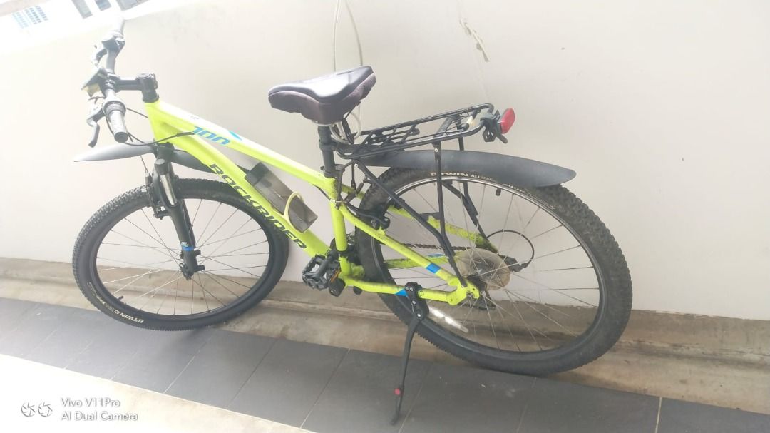 Bicicleta btwin amarilla best sale