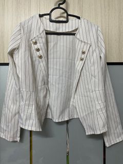 Stripe Blazer
